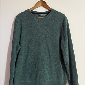 Classic Men's Crewneck Sweater in Teal